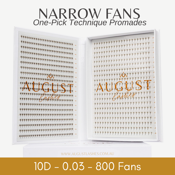 10D 0.03 Narrow Promade Fans - 800 Fans