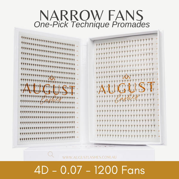 4D 0.07 Narrow Promade Fans - 1200 Fans