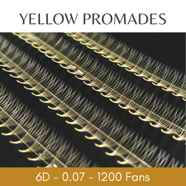 6D 0.07 YELLOW Promade Fans - Megabox - 1200 Fans